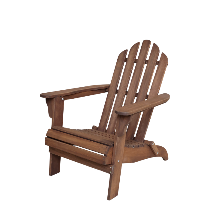 Adirondack Stol foldbar , H97/L73/B87 cm natur