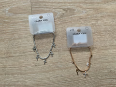 Fine charm armbånd