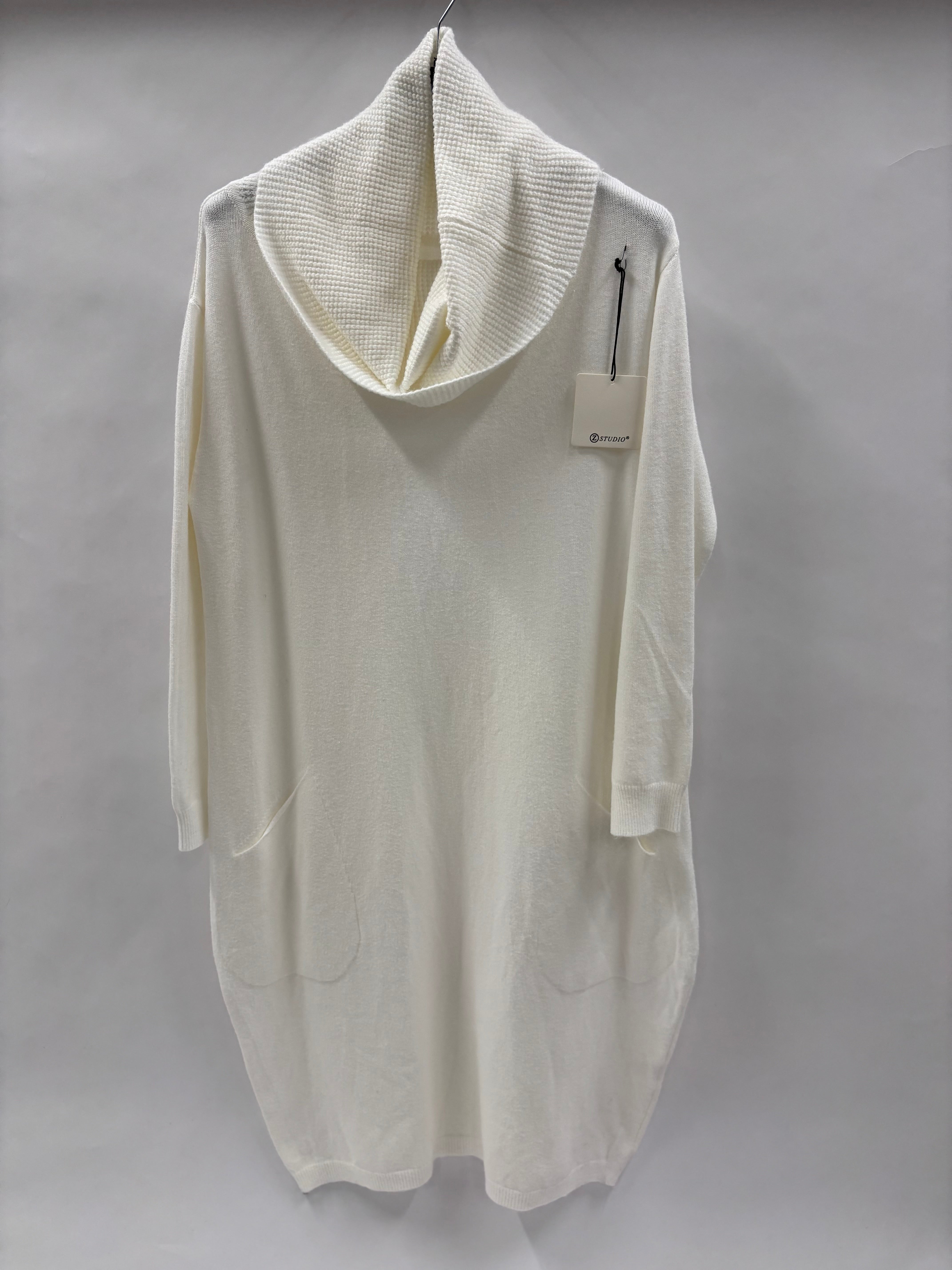 Strikkjole, Rullekrave