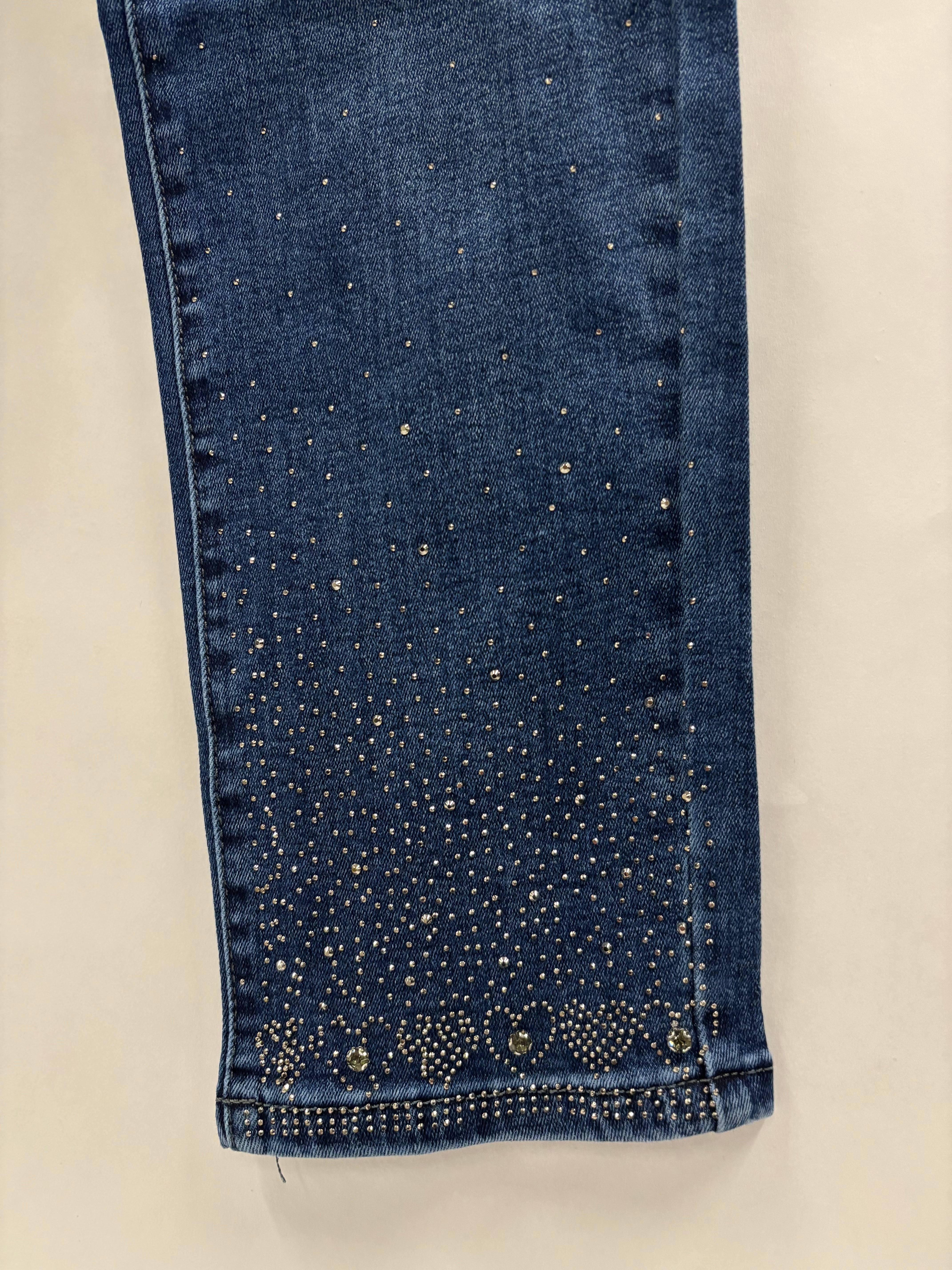 Bukser Blå Bling Og Sten