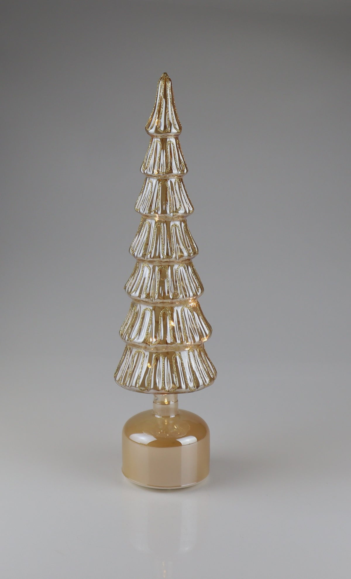 Lystræ Guld Glas roterende 33 cm timer