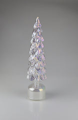 Lystræ Hvid Glas roterende 36 cm timer