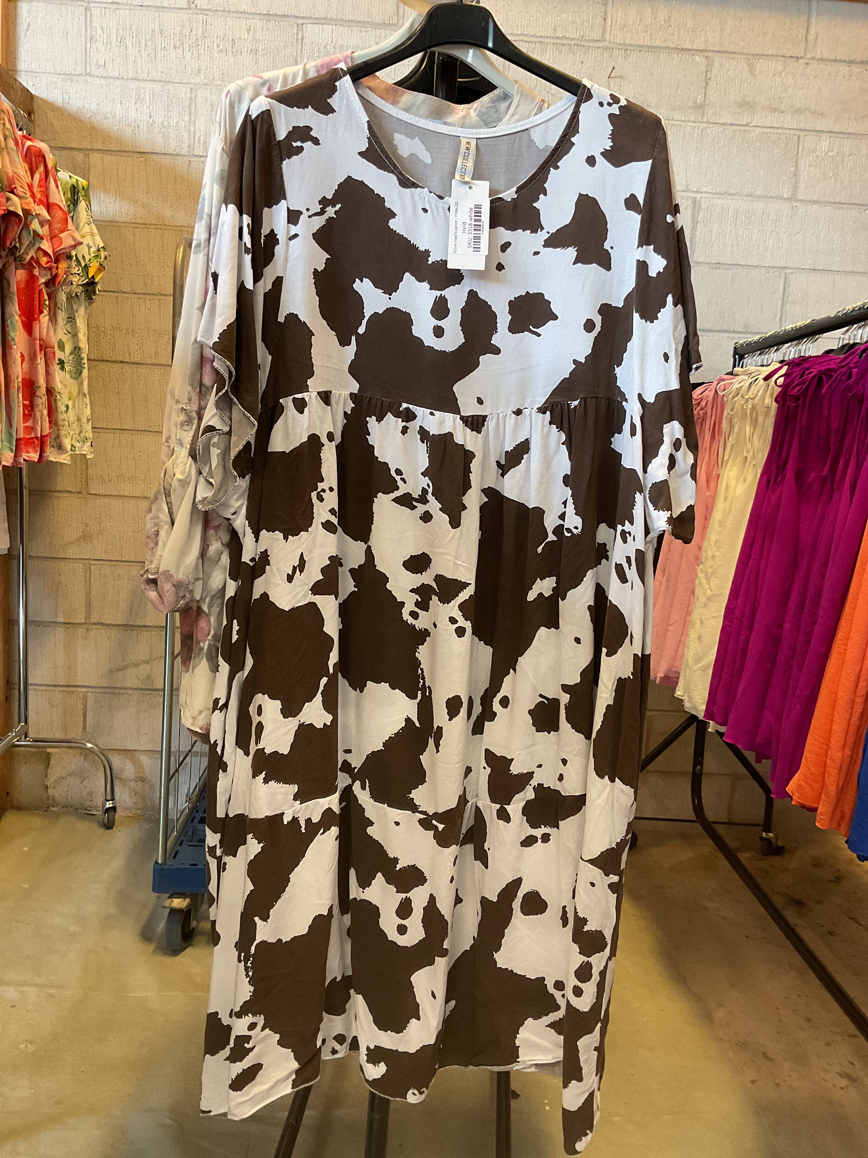 Kjole med koprint by Miss Moon