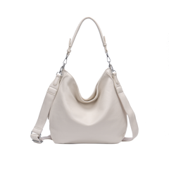 Slouchy taske med lynlås 36x13x30cm - Ingen returret - ITFEB25