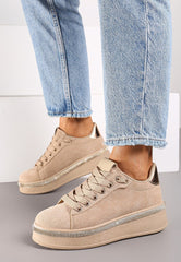 Sneakers med bling kant - ITSEP24
