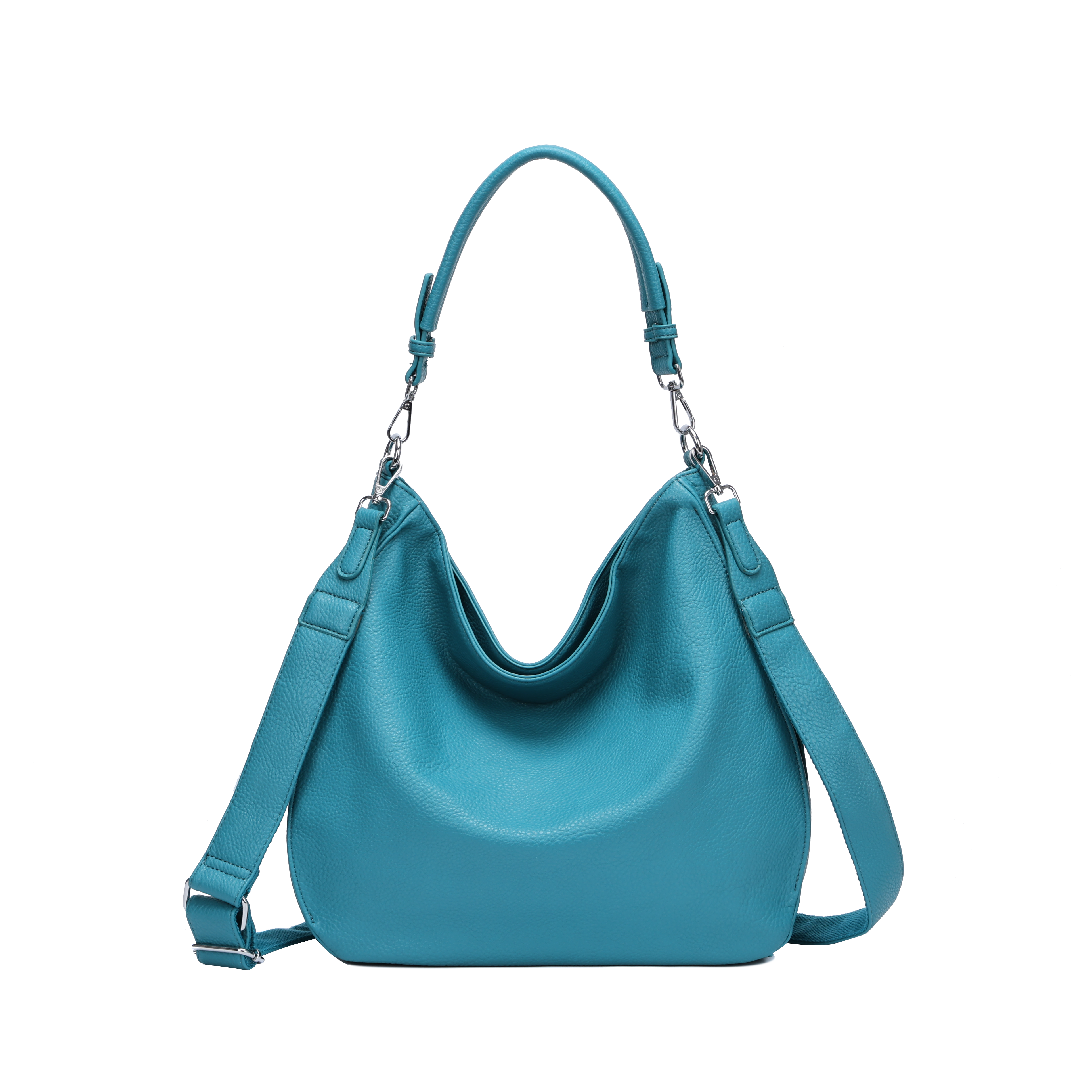 Slouchy taske med lynlås 36x13x30cm - Ingen returret - ITFEB25