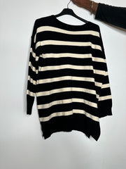 Strikbluse med striber - ITJULI25