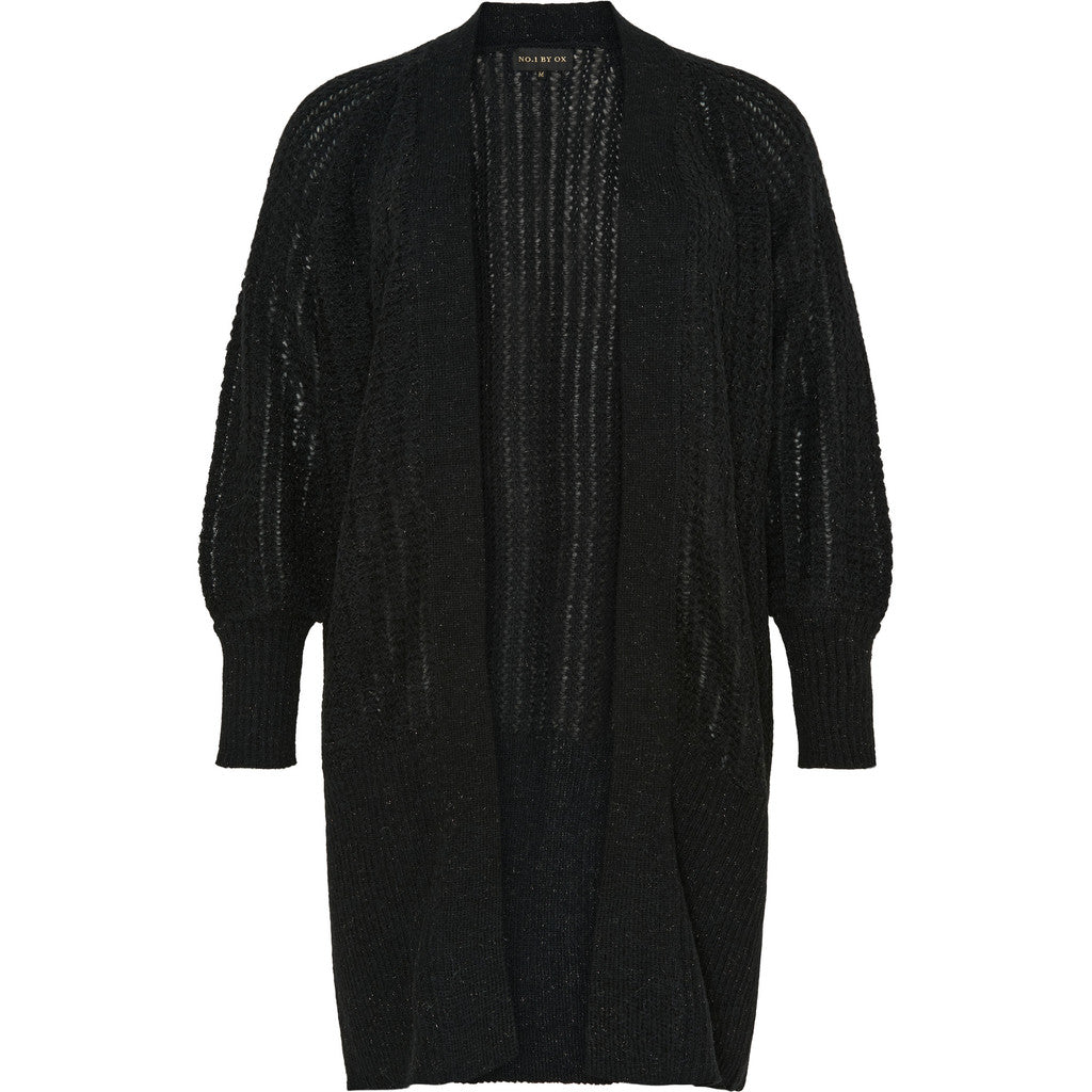 No.1 by OX lang strikket cardigan