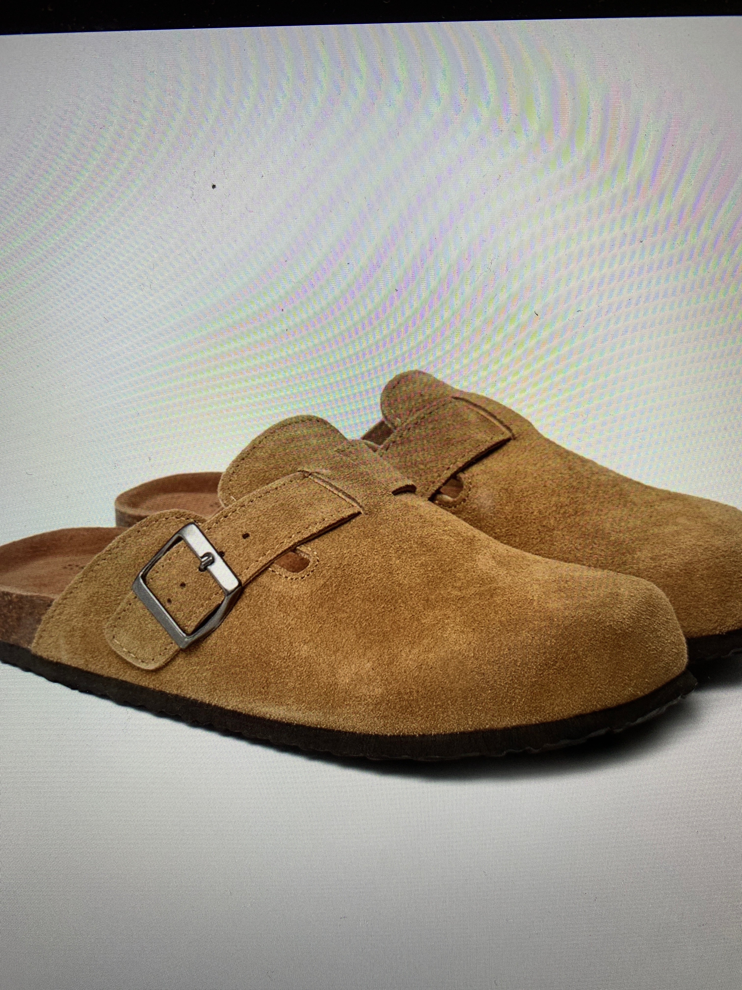 KPHBALLEN Mens SUEDE LEATHER CLOSE SANDALS