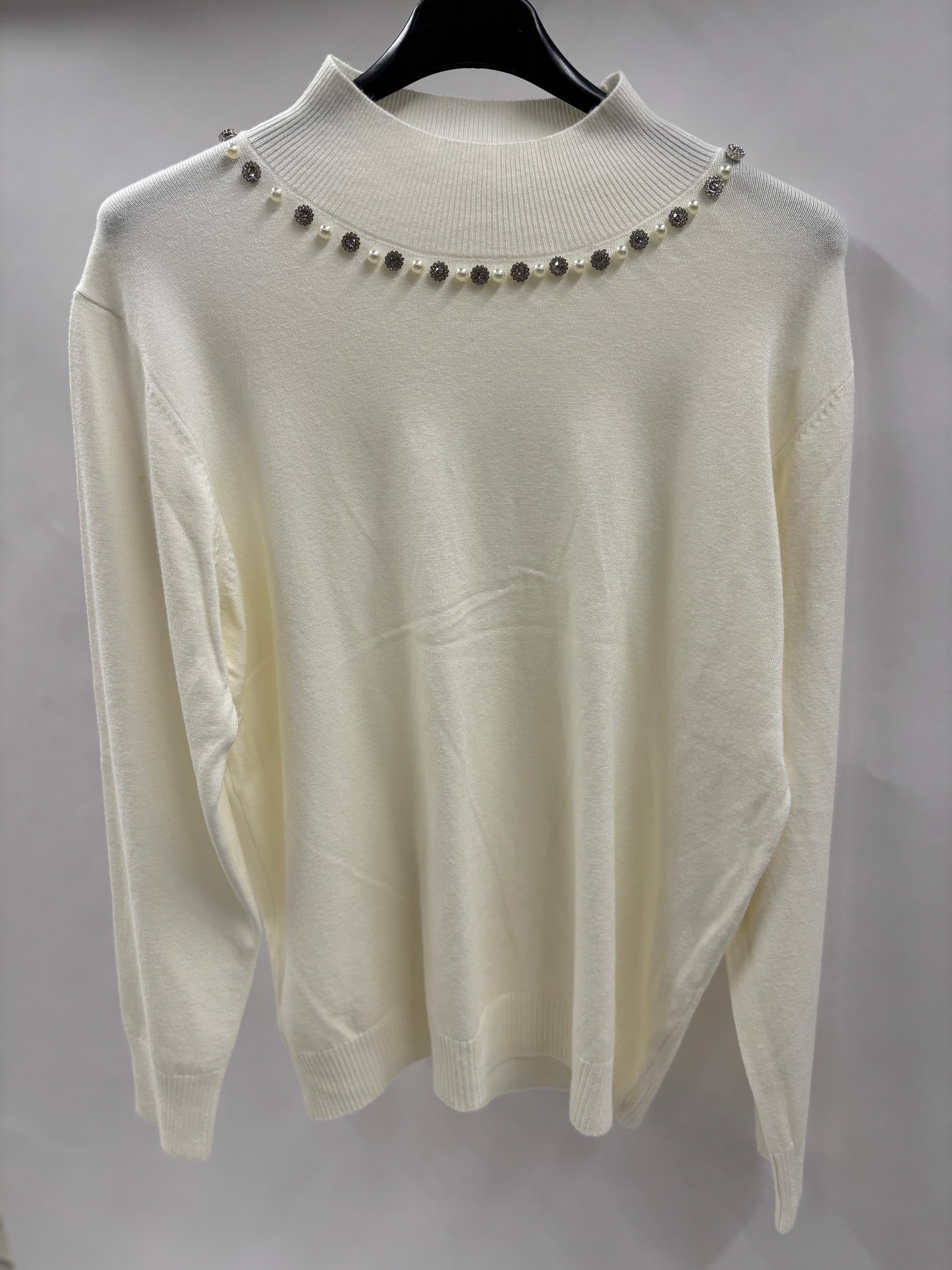 Striktrøje, Perlehals