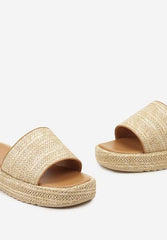 Plateau flet mules sandaler