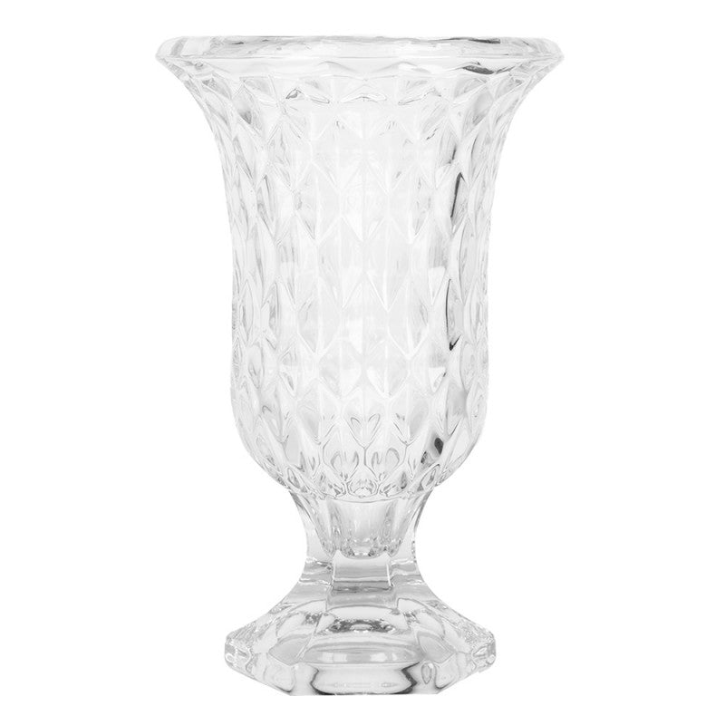 Vase Ø 15x23 cm Transparent Glass