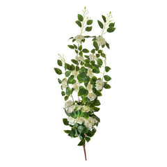 Dekorationsgren med blomster 25x15x87 cm