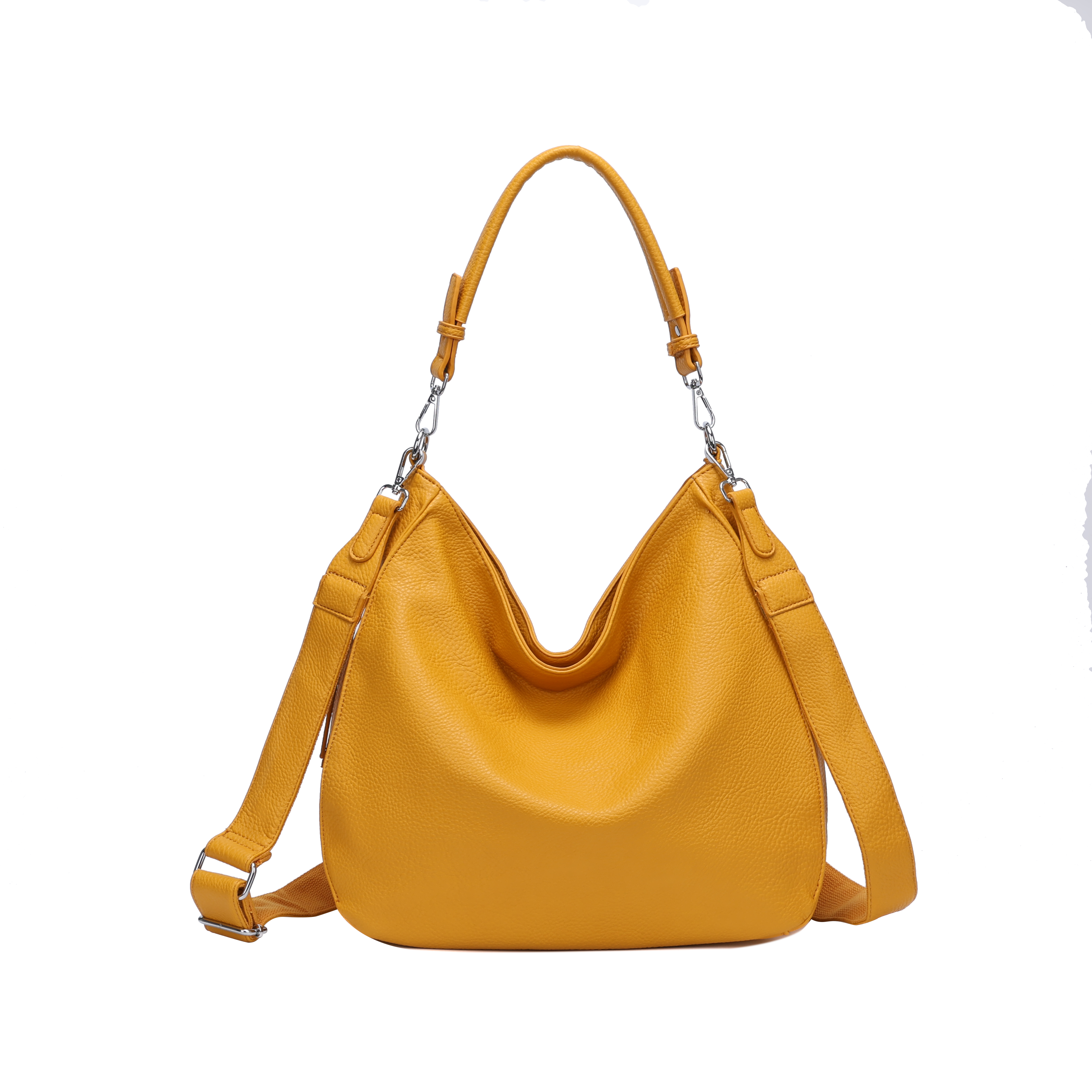 Slouchy taske med lynlås 36x13x30cm - Ingen returret - ITFEB25