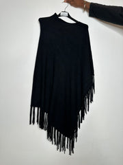 Strikponcho med frynser - ITJULI25