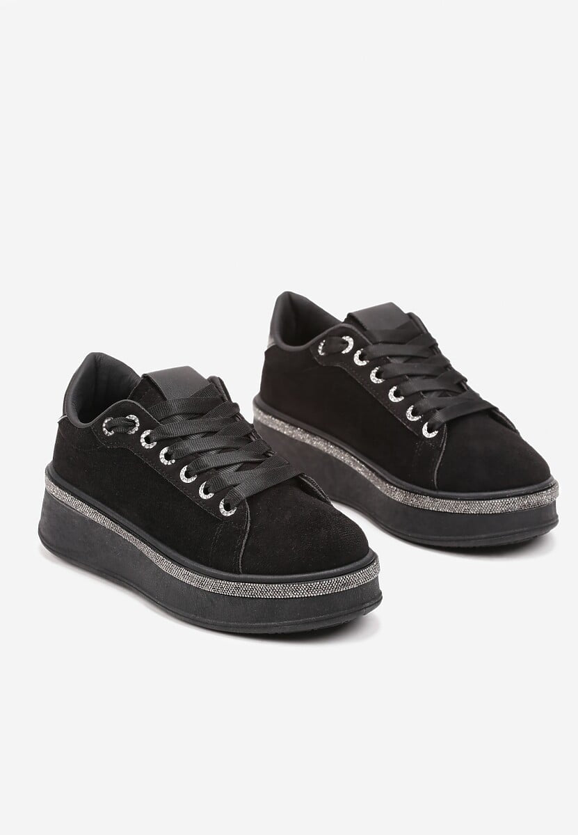 Sneakers med bling kant - ITSEP24