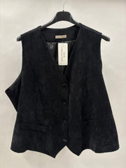 Fløjlsvest Med Knapper