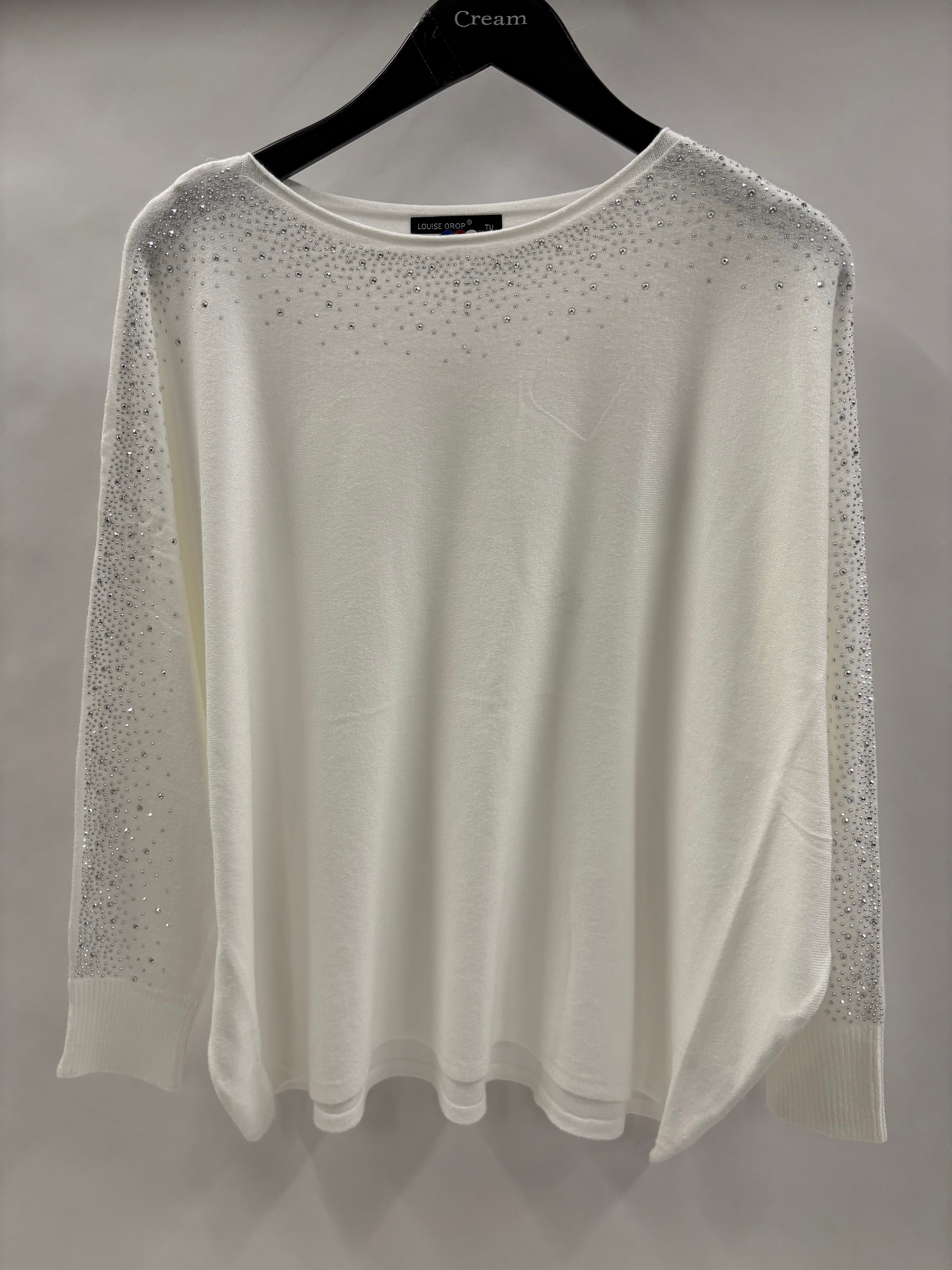 Strikbluse, Blingærmer