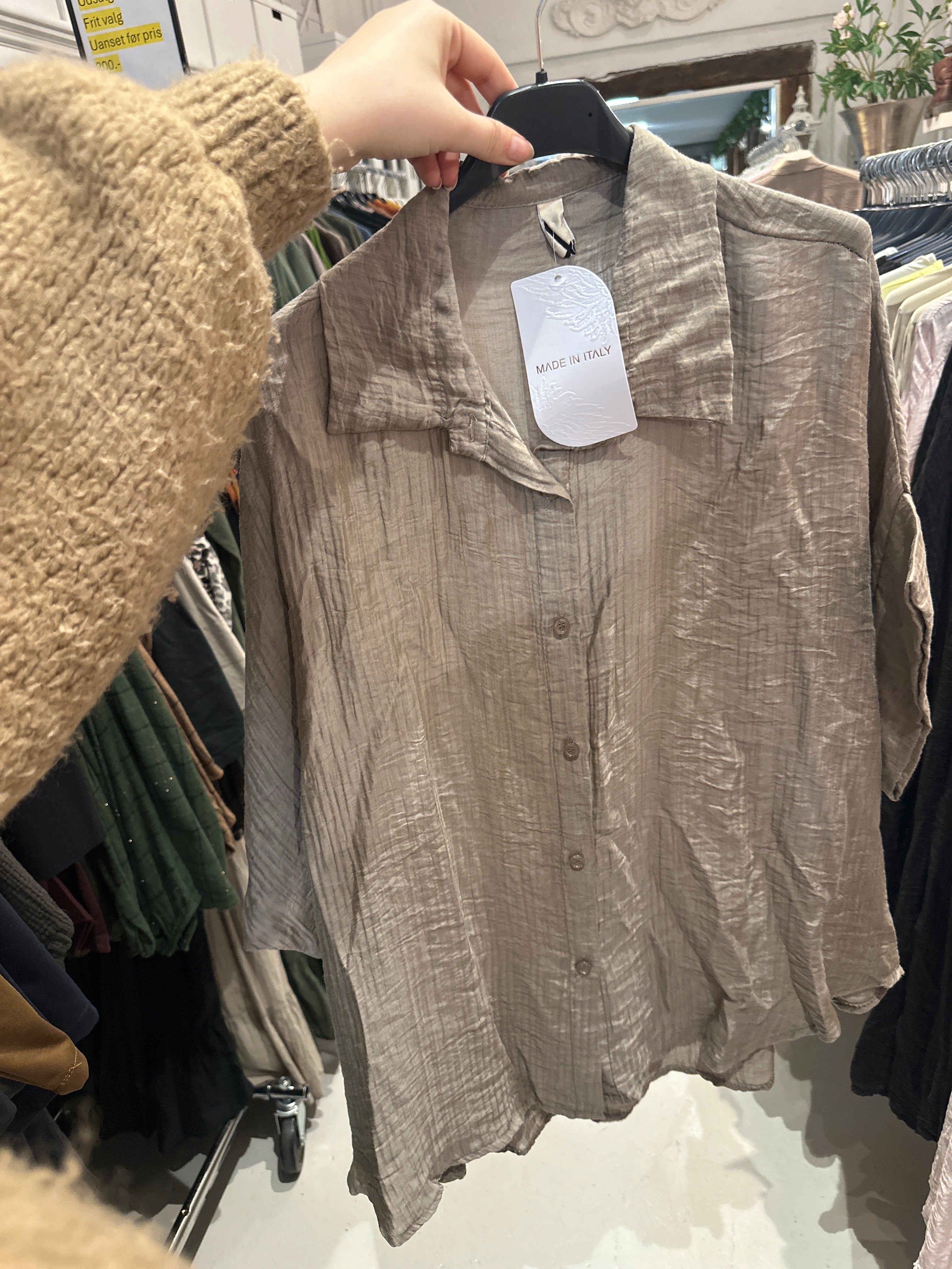 Oversize skjorte High Low by Luxluna