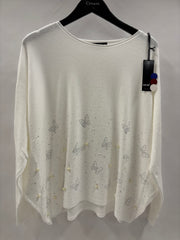 Strikbluse, Sommerfugle