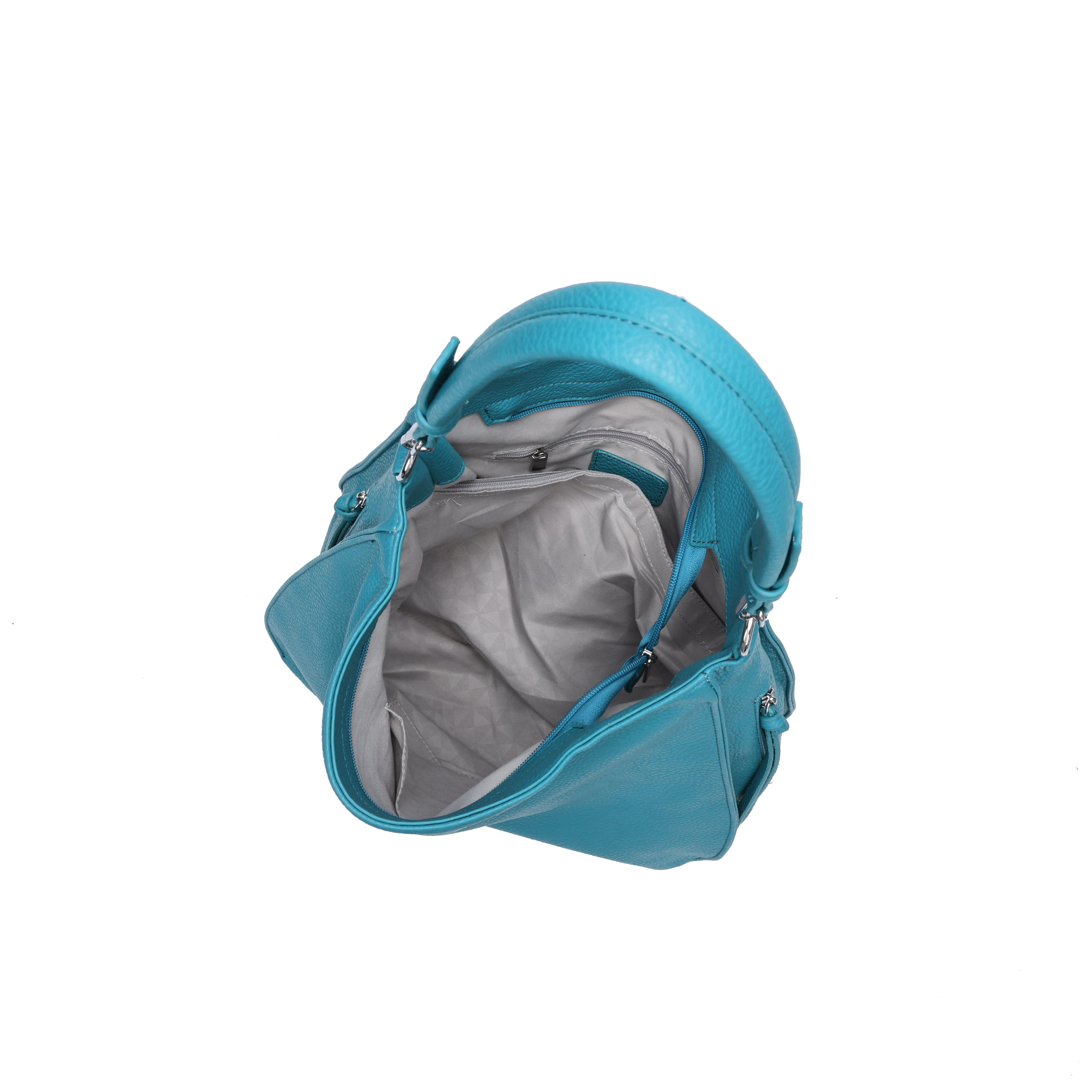 Slouchy taske med lynlås 36x13x30cm - Ingen returret - ITFEB25