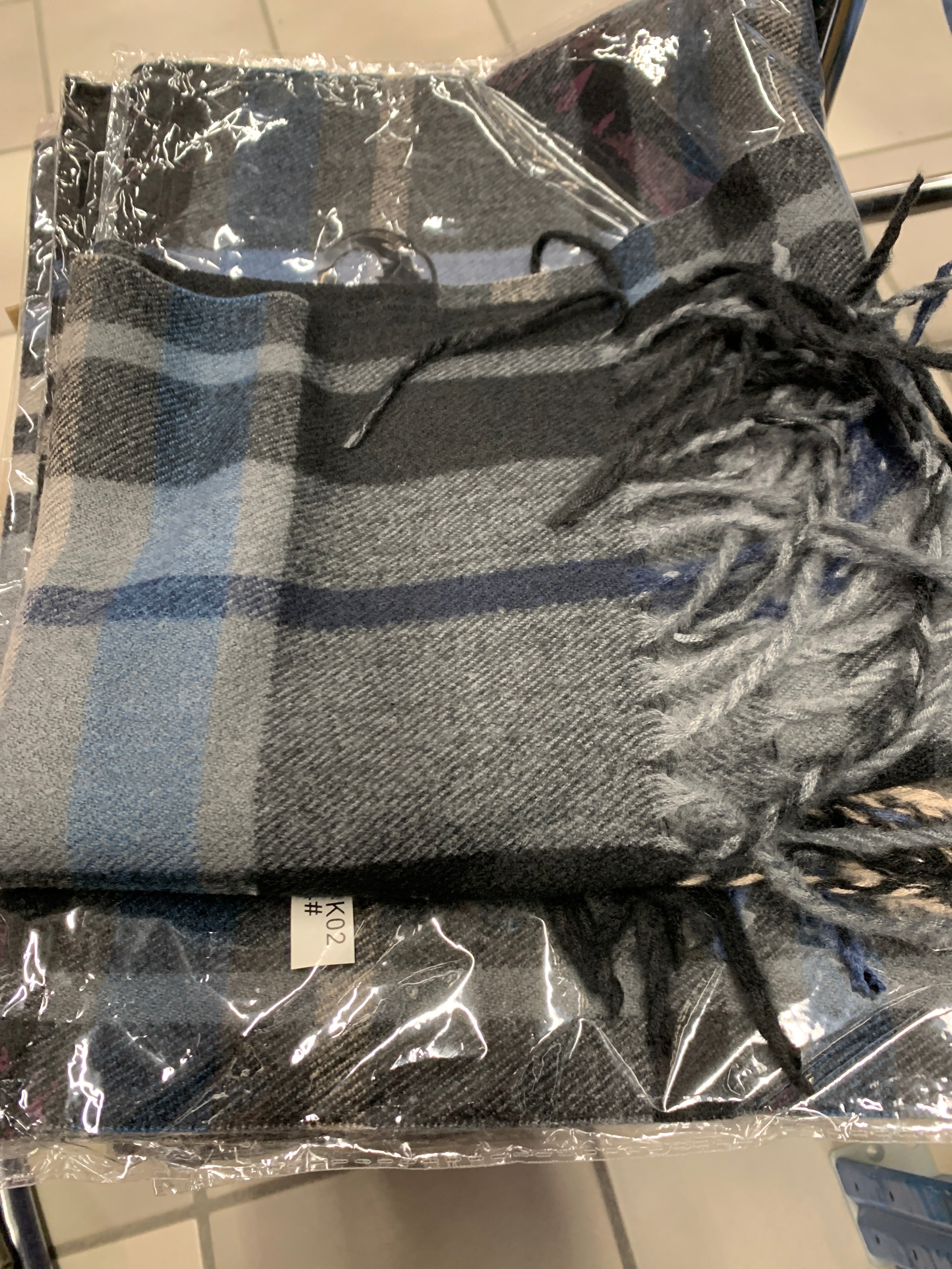 Herre halstørklæde Navy by Krone 1