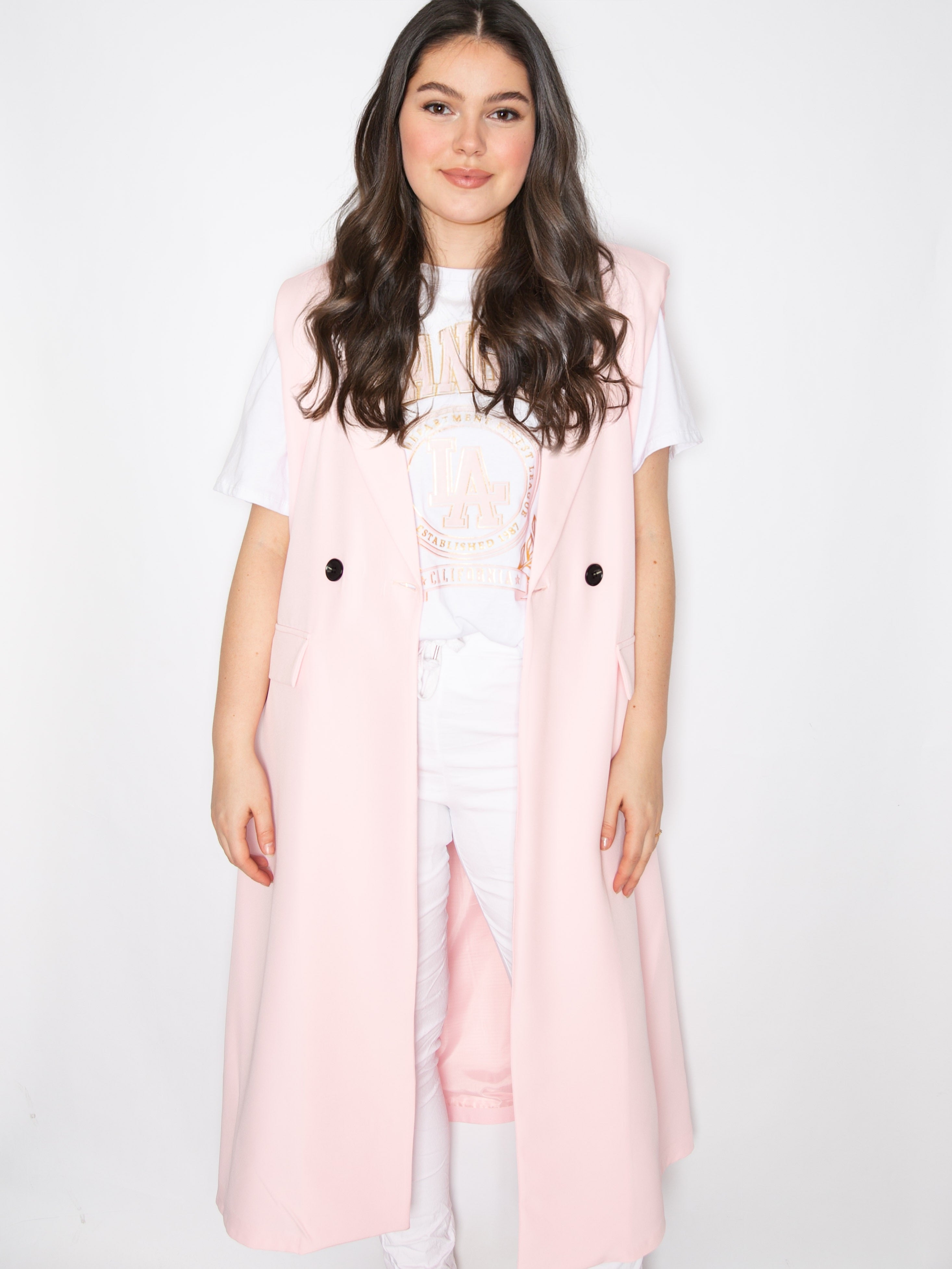 Lang blazer vest