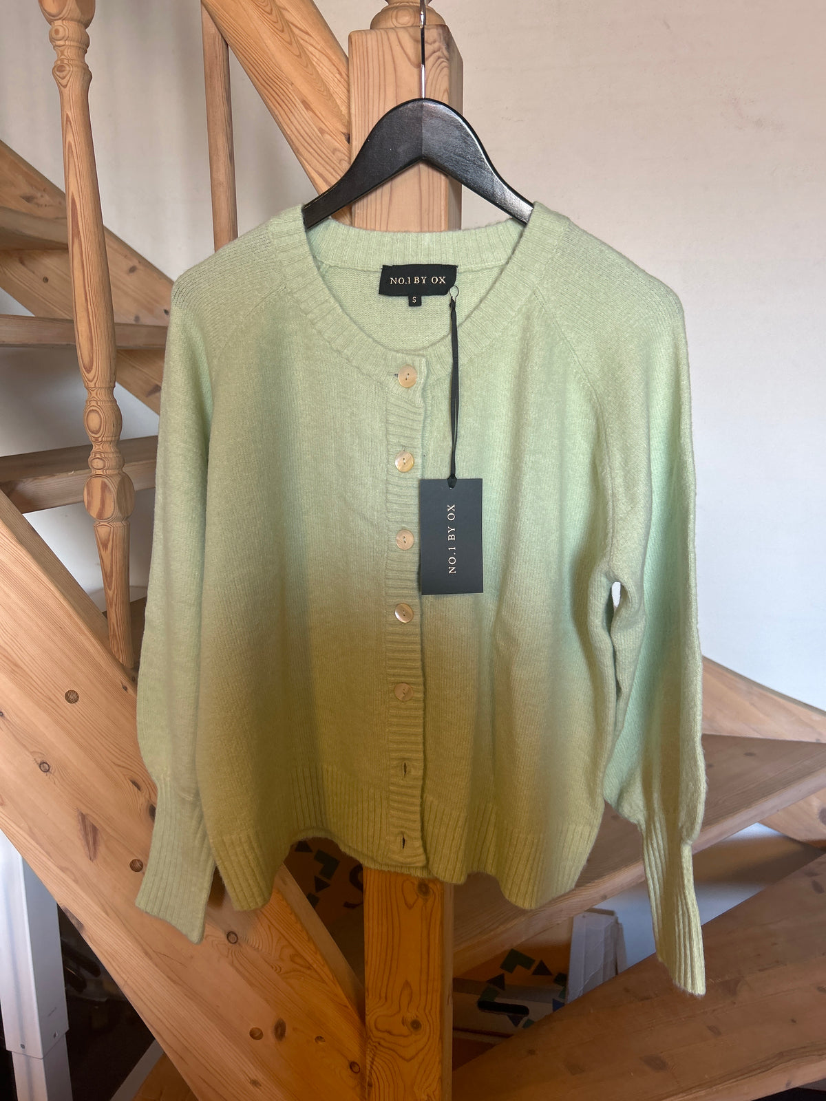 No. 1 By Ox cardigan med ballon ærmer