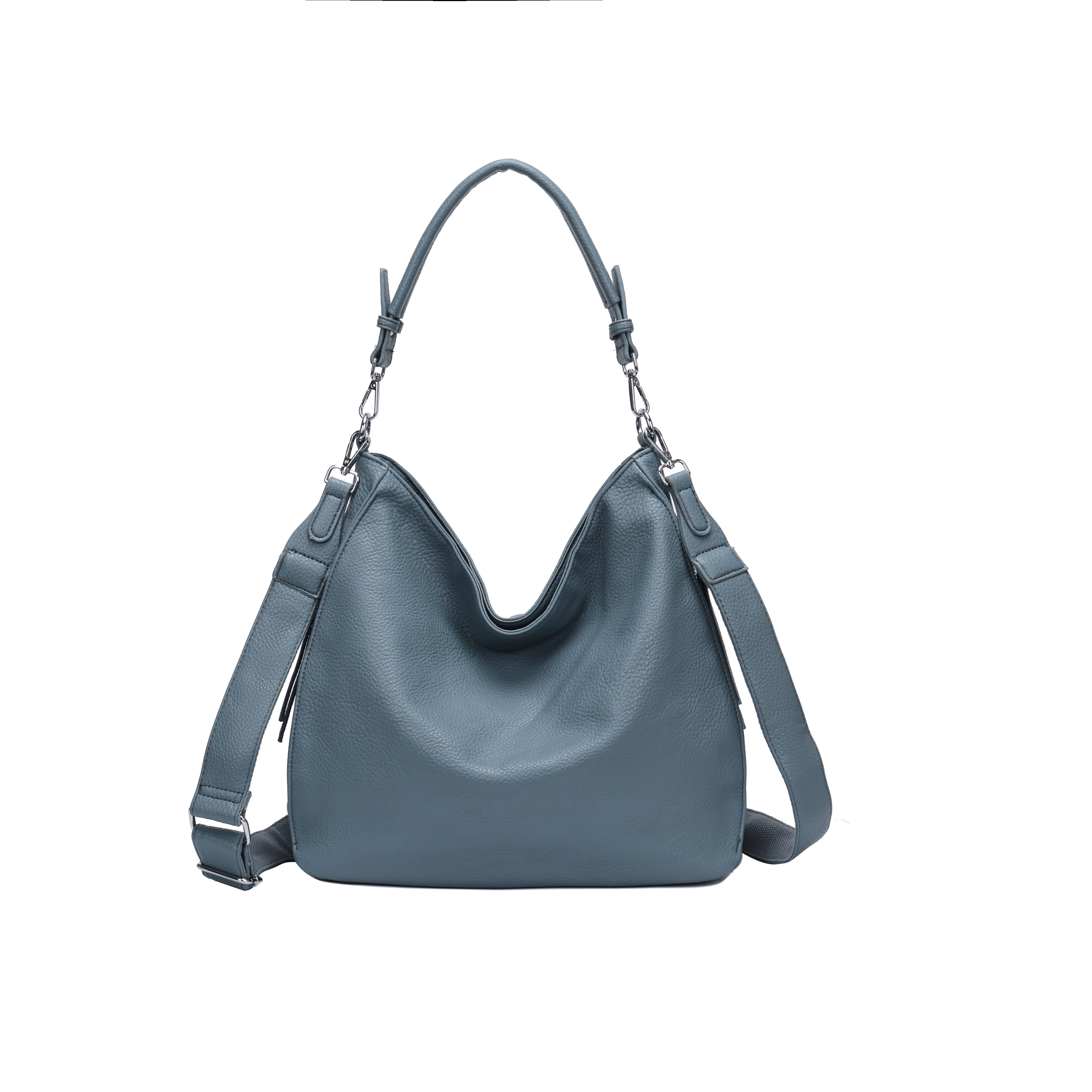 Slouchy taske med lynlås 36x13x30cm - Ingen returret - ITFEB25