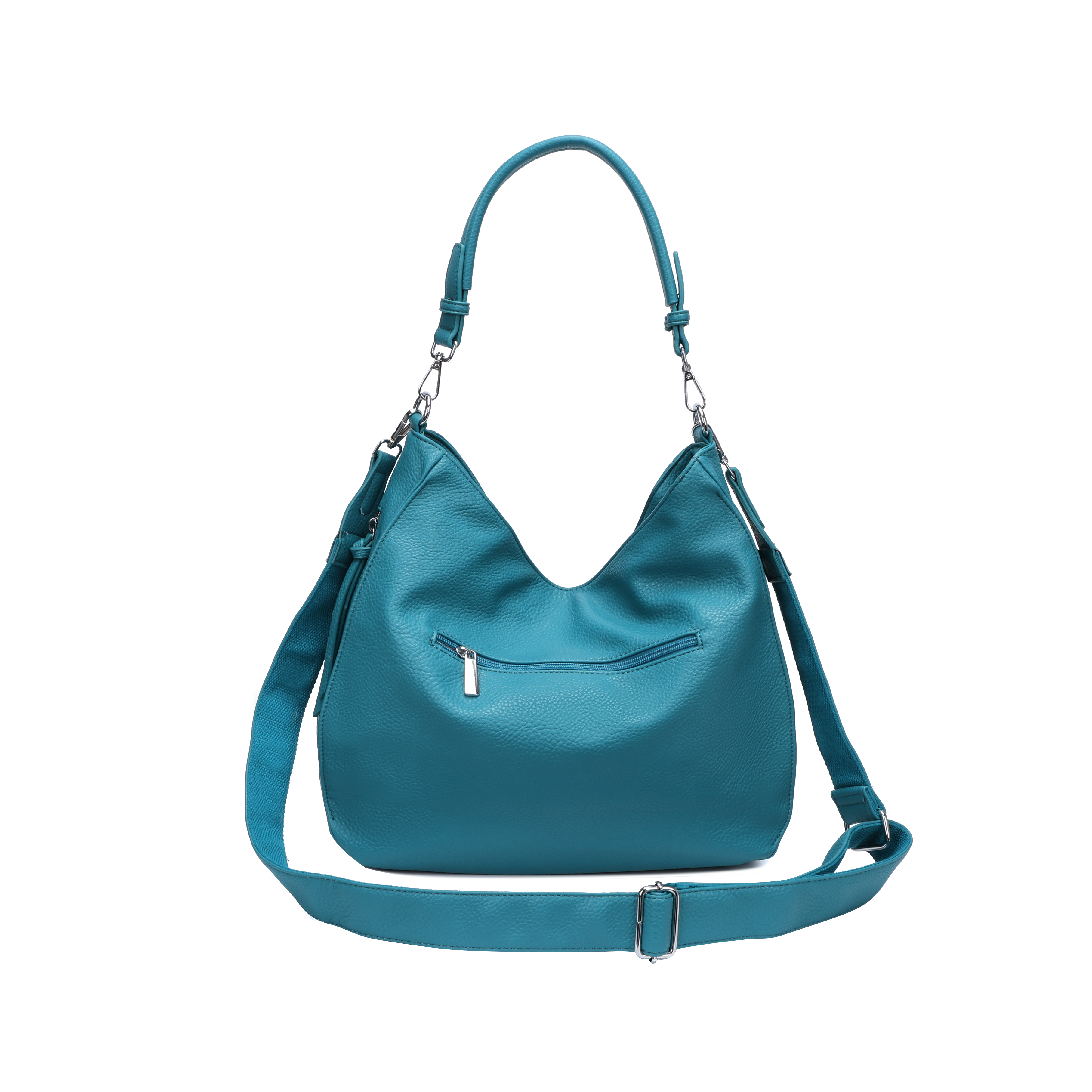 Slouchy taske med lynlås 36x13x30cm - Ingen returret - ITFEB25