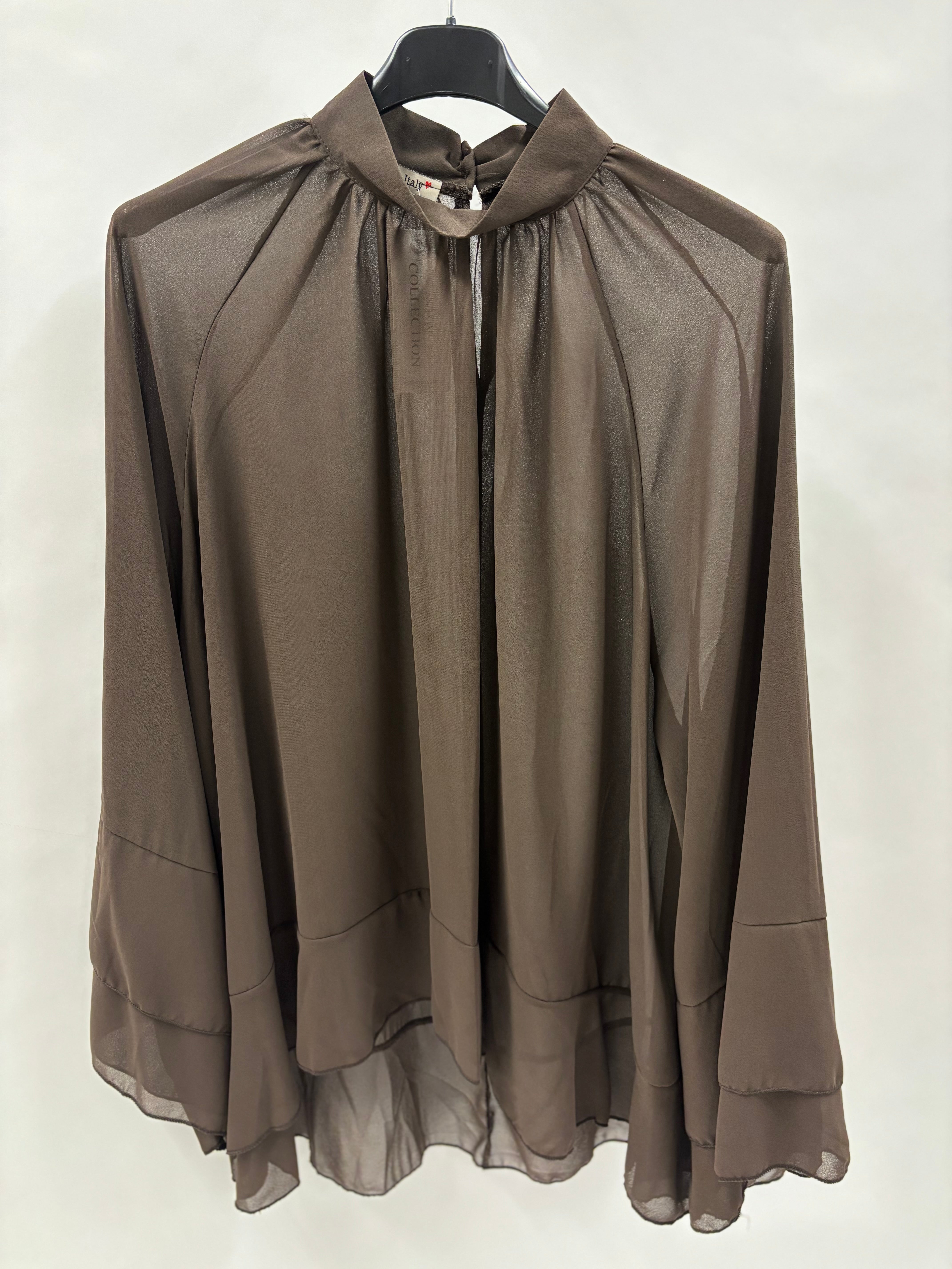 Klassisk Højhalset Bluse