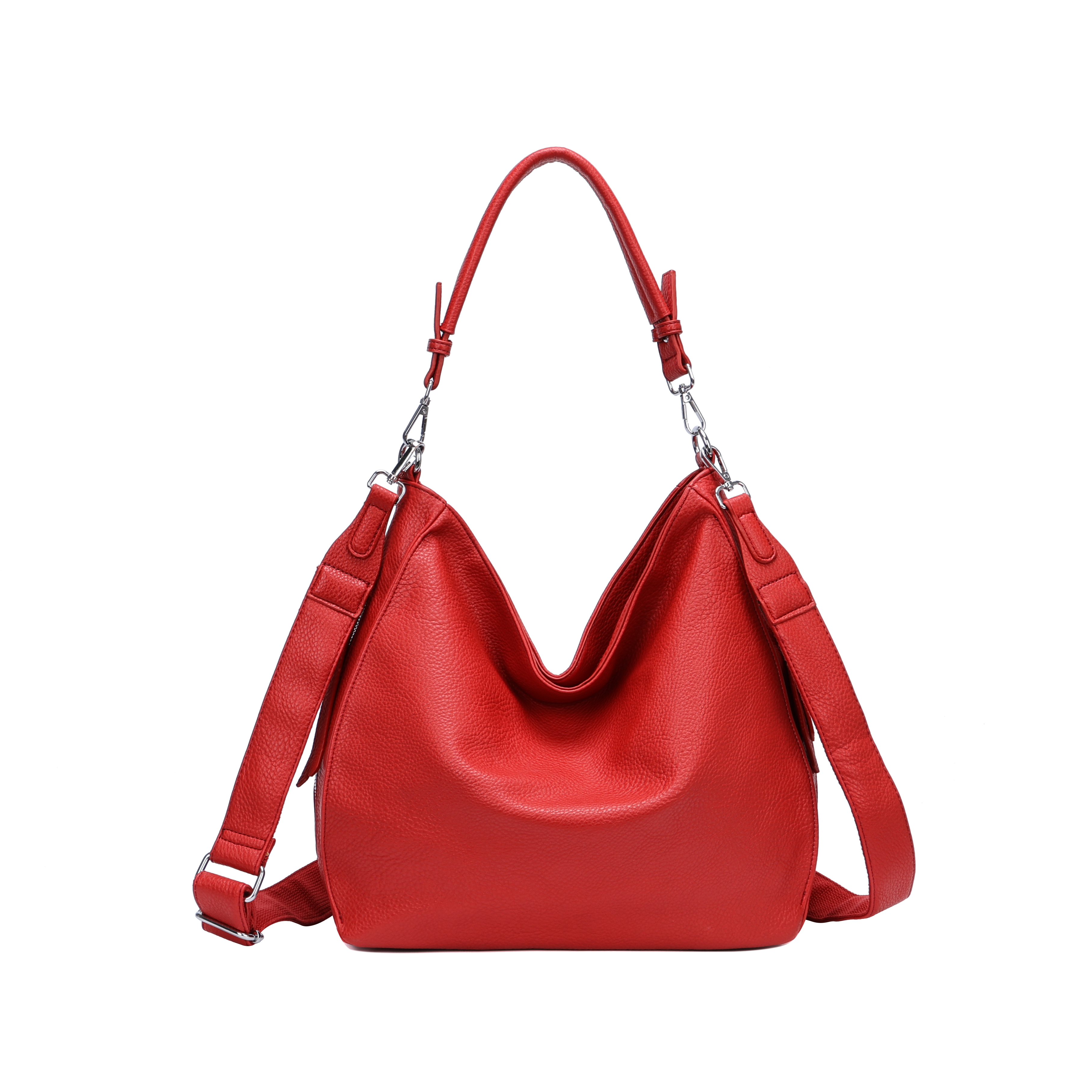 Slouchy taske med lynlås 36x13x30cm - Ingen returret - ITFEB25