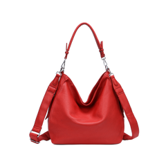 Slouchy taske med lynlås 36x13x30cm - Ingen returret - ITFEB25
