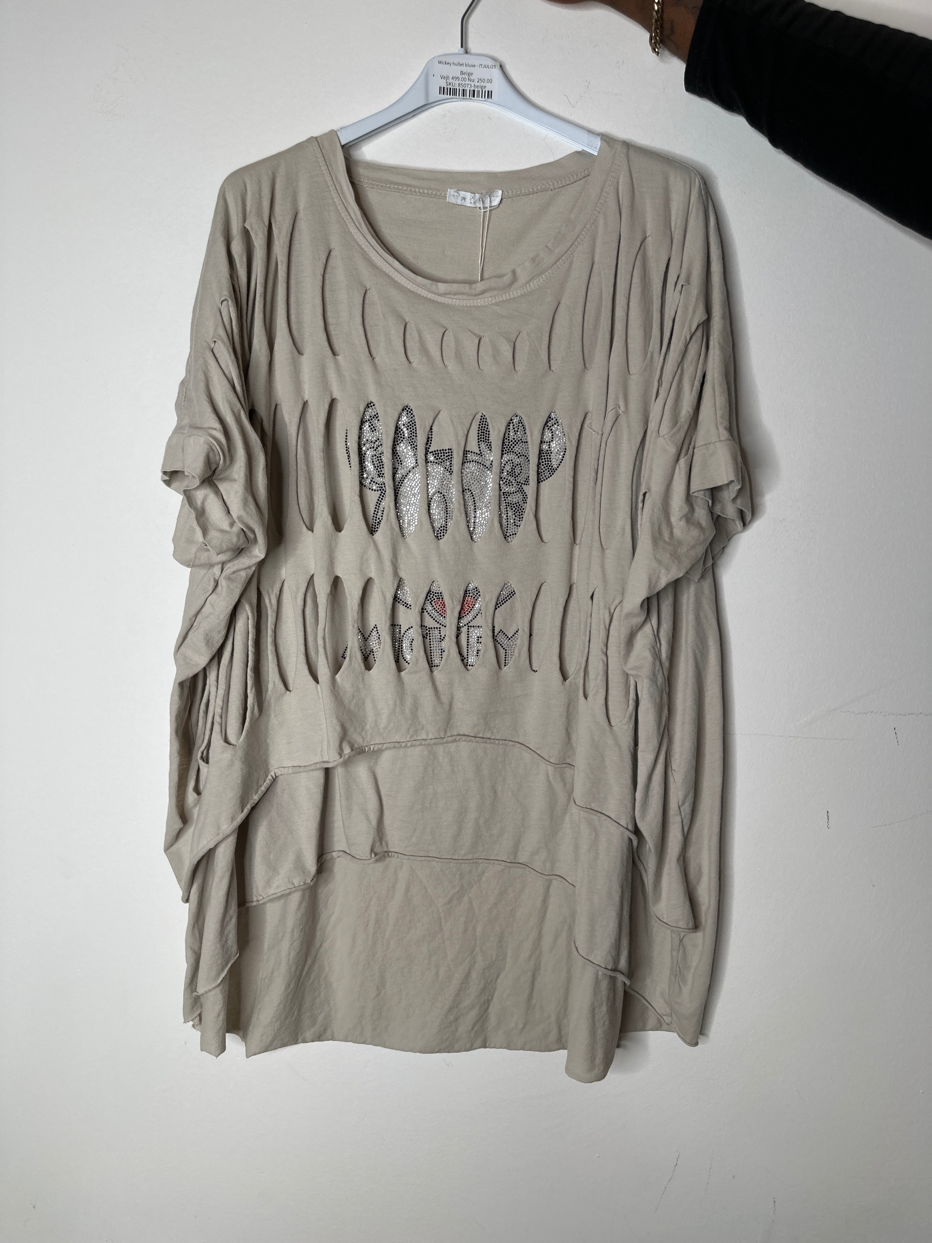 Mickey hullet bluse - ITJULI25