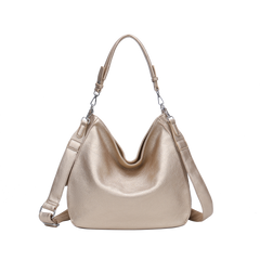 Slouchy taske med lynlås 36x13x30cm - Ingen returret - ITFEB25