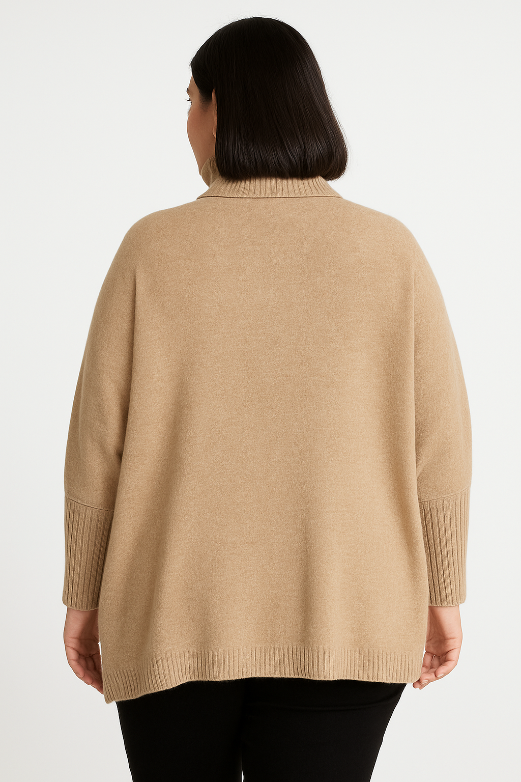 Oversize rullekrave med fine front lommer