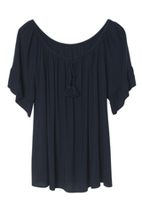 Fin Bluse med bindebånd by Krone 1