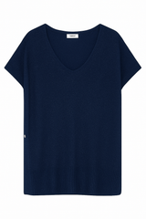 Strikvest med knap og lurex - Brystmål 140cm by Krone 1