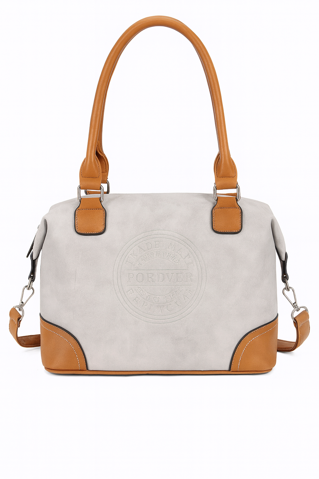 Taske med brune detaljer 28x15x20cm - Ingen returret