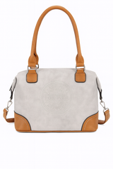 Taske med brune detaljer 28x15x20cm - Ingen returret