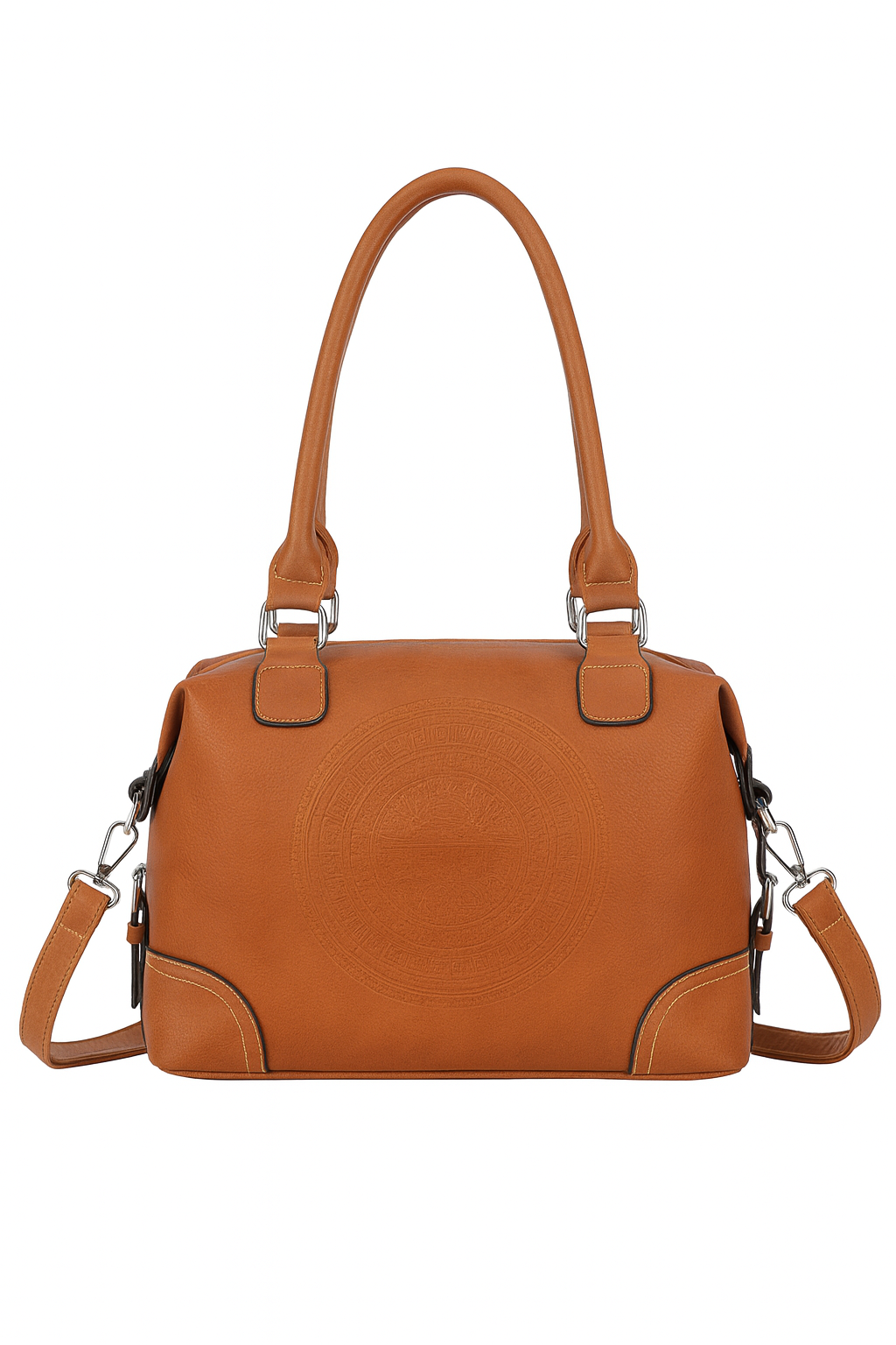 Taske med brune detaljer 28x15x20cm - Ingen returret