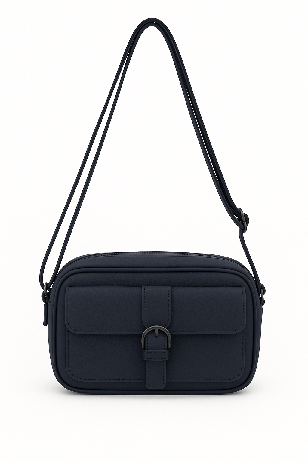 Crossbody taske med spænde front 24x7x15cm by Eric Bags