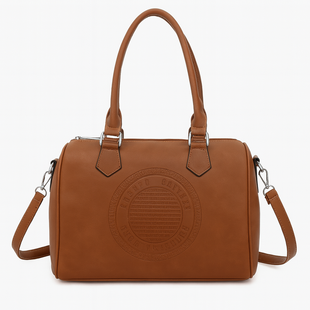 Speedy taske med tryk 30x18x23