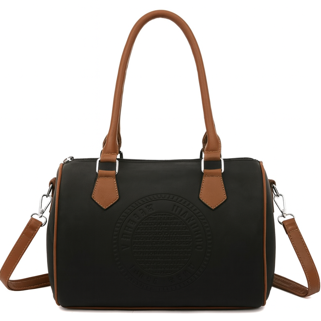 Speedy taske med tryk 30x18x23