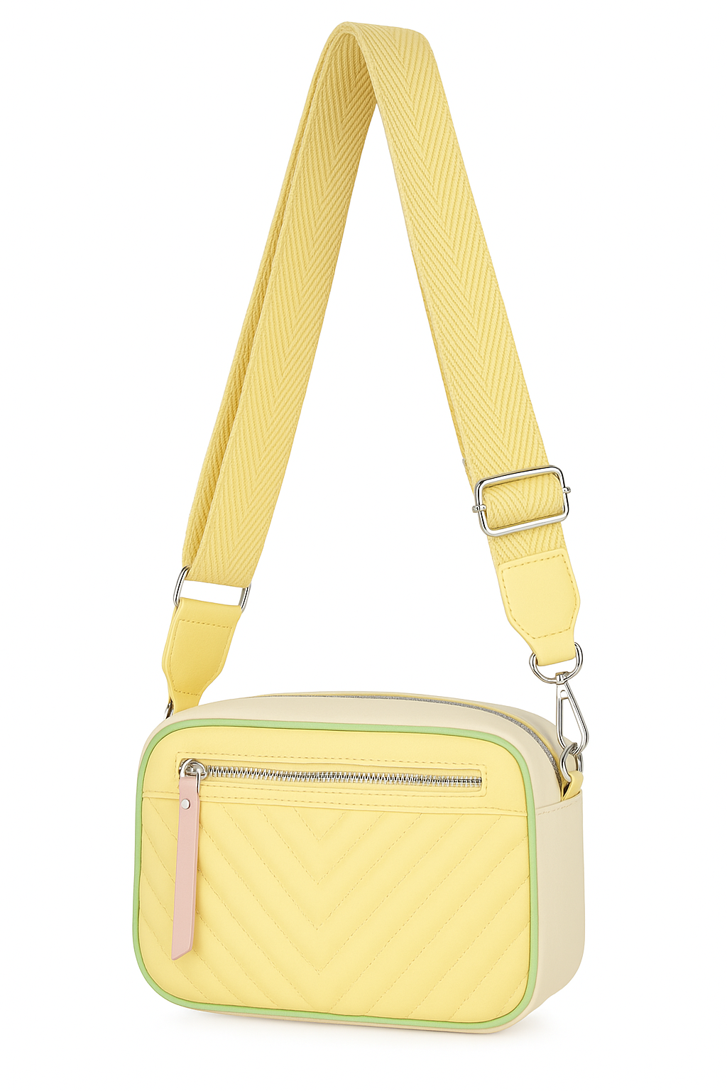 Color block crossbody taske 24x8x18cm - Ingen returret by Eric Bags