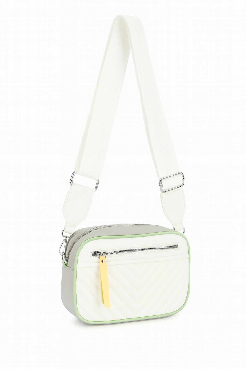 Color block crossbody taske 24x8x18cm - Ingen returret by Eric Bags