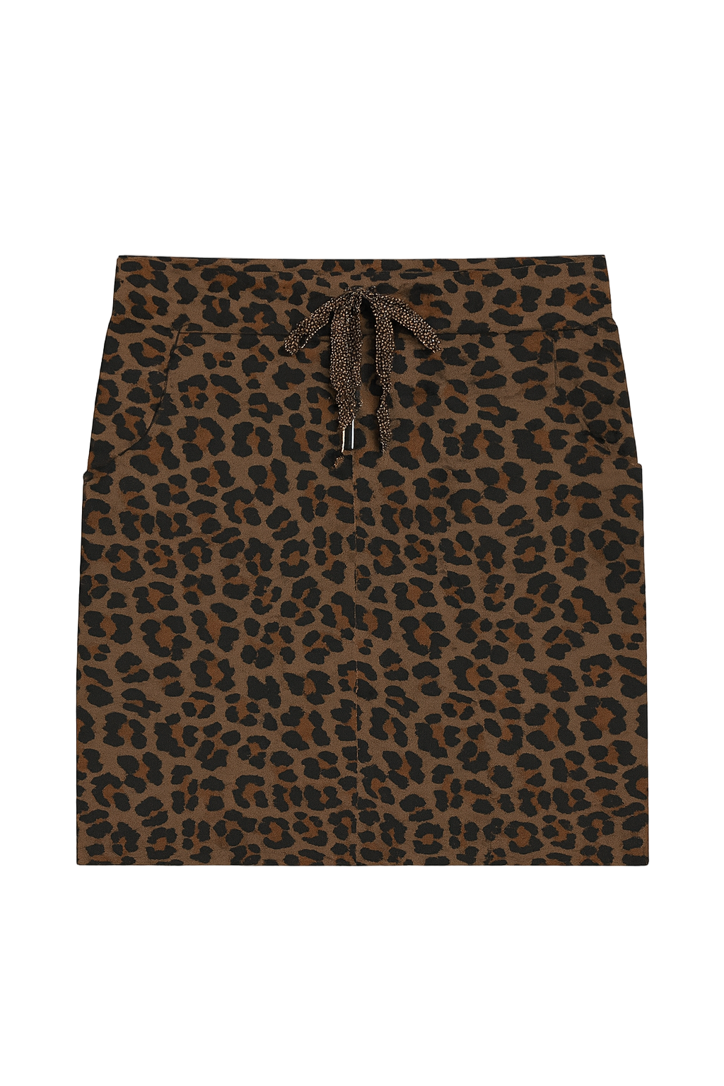 Mirakelnederdel med leopard print