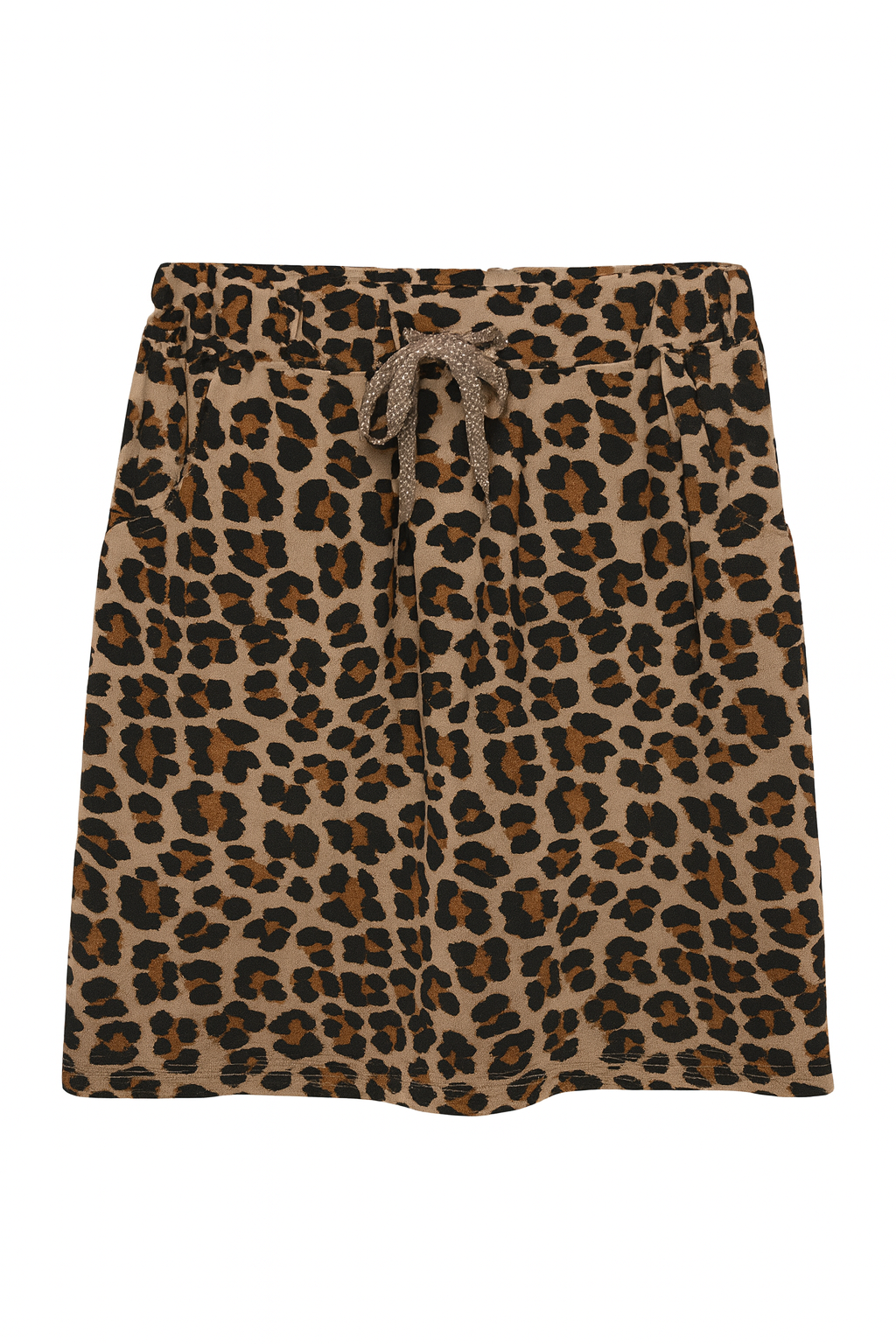 Mirakelnederdel med leopard print