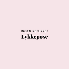 Lykkepose 5 stk 200kr - Ingen returret