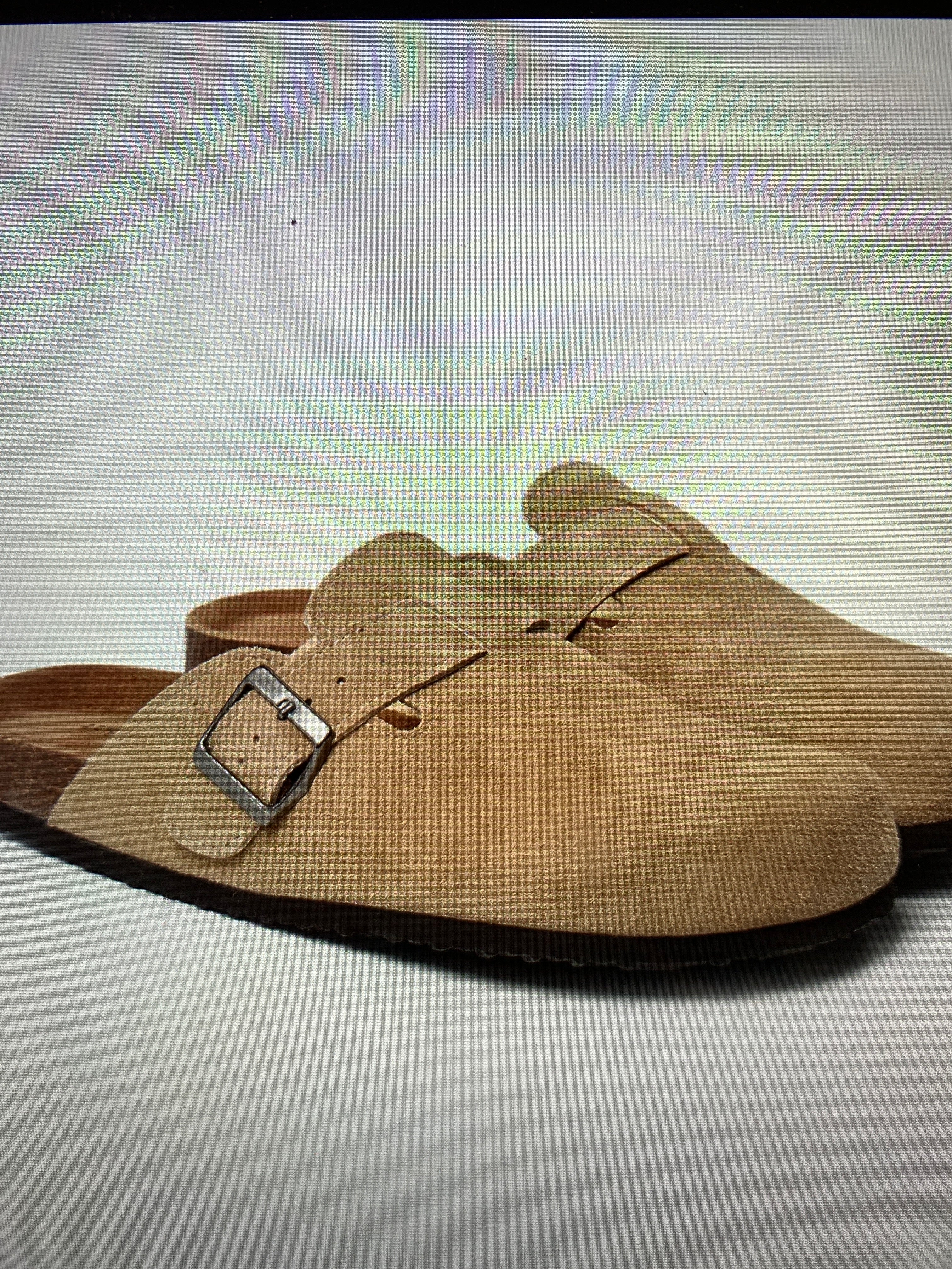 KPHBALLEN Mens SUEDE LEATHER CLOSE SANDALS